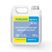Перекись водорода водный раствор PEROXID 37% марка  ГОСТ 177-88  10 л/12 кг