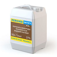 Перекись водорода техническая PEROXID 37% марка А ТУ 2123-002-25665344-2008 30 л/34 кг