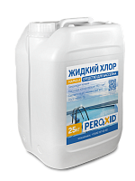 Жидкий хлор для бассейна PEROXID Гипохлорит натрия ГОСТ 11086-76 марка А канистра 20 л/25 кг