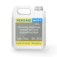 Перекись водорода особой чистоты PEROXID 30-35% марка ОСЧ 8-4 ТУ 2611-003-25665344-2008 10 л/11 кг
