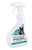 Дезинфицирующее и моющее средство для уборки мест обитания домашних животных DECONACTIV 500 мл